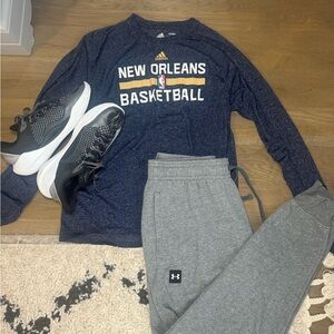 Adidas New Orleans Basketball Long sleeve